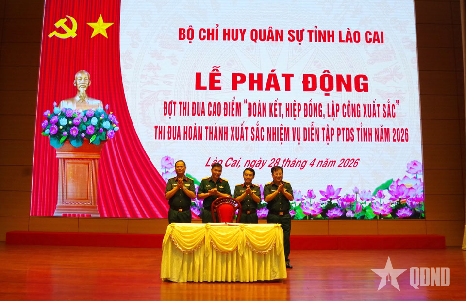 Thi đua hoàn thành xuất sắc nhiệm vụ diễn tập phòng thủ dân sự
